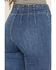 Image #4 - Sneak Peek Women's Dark Wash Pull-On Stretch Flare Jeans, Dark Wash, hi-res