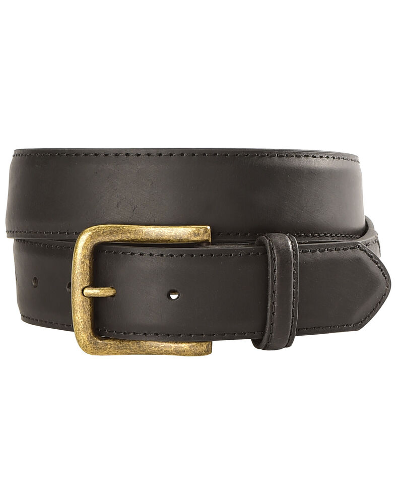 Cody James Men's Classic Genuine Leather Belt, Black, hi-res