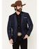 Image #1 - Rock & Roll Denim Men's Paisley Print Sportcoat, Navy, hi-res