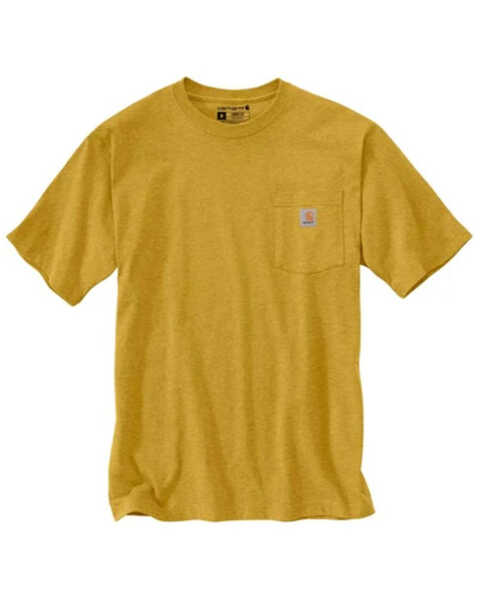 Image #1 - Carhartt Men's Loose Fit Heavyweight Logo Pocket Work T-Shirt, , hi-res