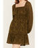 Image #3 - Jolt Women's Jacquard Dress, Olive, hi-res