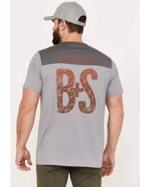 Image #4 - Brothers and Sons Men's Football Short Sleeve T-Shirt, Dark Grey, hi-res