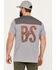 Image #4 - Brothers and Sons Men's Football Short Sleeve T-Shirt, Dark Grey, hi-res
