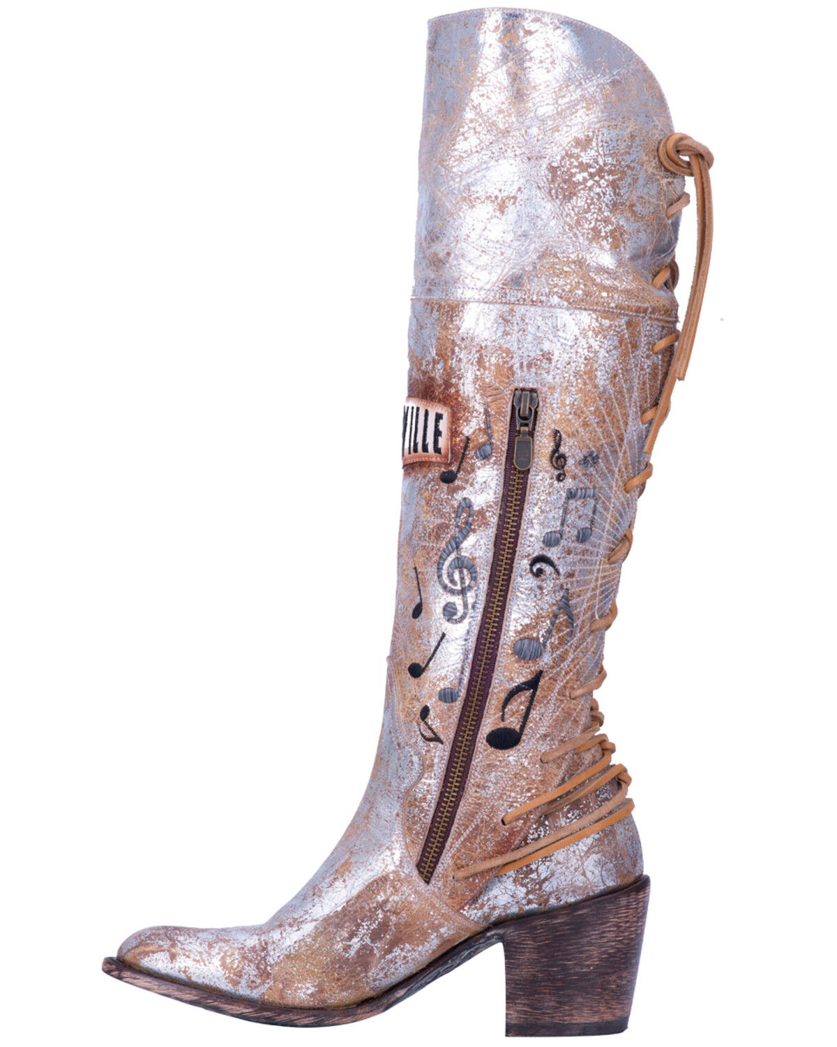 women's lace up western boots