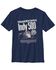 Image #2 - Americana Boys' Indy 500 Cover Ad Short Sleeve Graphic T-Shirt, Navy, hi-res