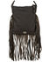 Image #2 - American West Women's Hair-On Pony Fringe Crossbody Bag, Chocolate, hi-res