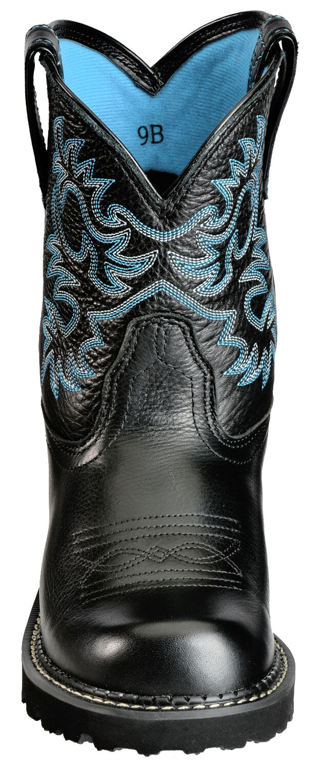Image #4 - Ariat Women's Fatbaby Western Boots - Round Toe, Black, hi-res