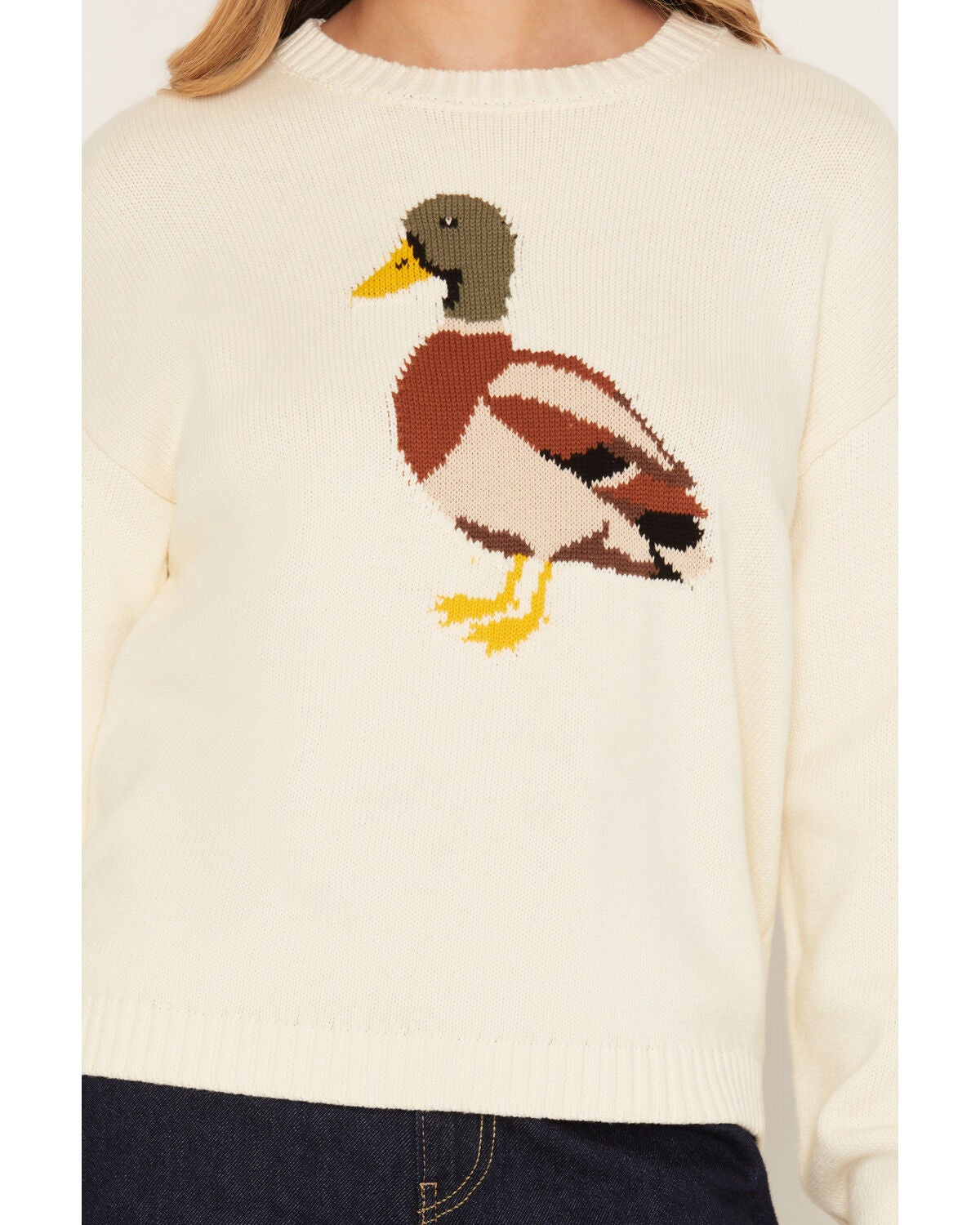 Image #3 - Wishlist Women's Duck Sweater, Cream, hi-res