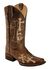 Image #1 - Circle G Women's Cross Embroidered Western Boots - Square Toe, , hi-res