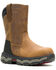 Image #1 - Wolverine Men's Alpha Infinity System Pull-On CarbonMax&reg; Wellington Work Boots - Composite Toe, Dark Brown, hi-res
