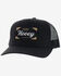 Image #1 - Hooey Men's Diamond Trucker Cap, Black, hi-res