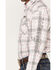 Image #3 - Wrangler Men's Logo Plaid Print Long Sleeve Button-Down Western Shirt, White, hi-res