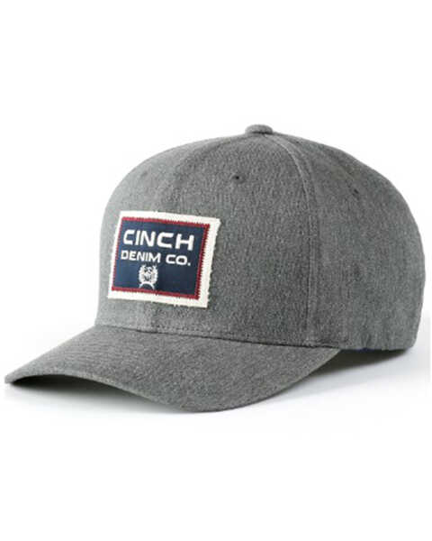 Image #1 - Cinch Men's Logo Ball Cap, Navy, hi-res