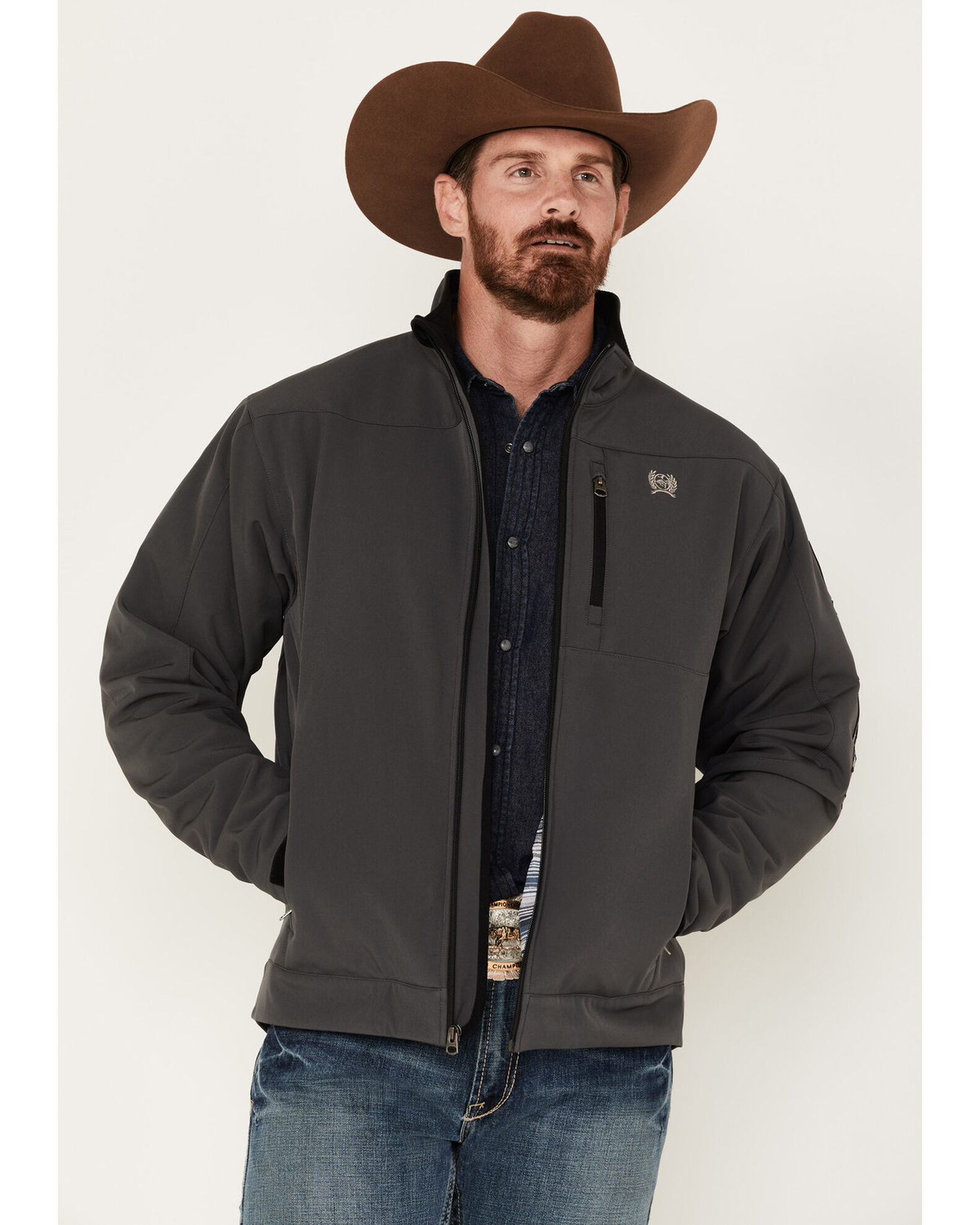Cinch men's softshell jacket shop