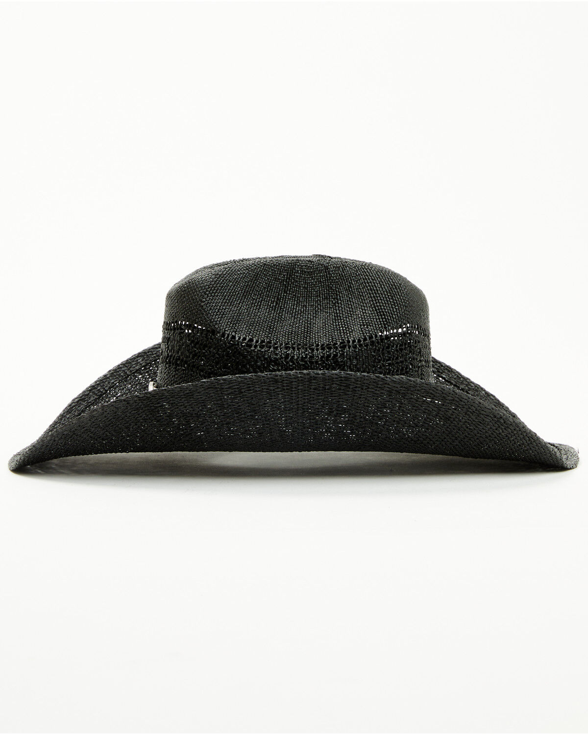 Image #4 - Cody James Longhorn Luke Straw Cowboy Hat, Black, hi-res