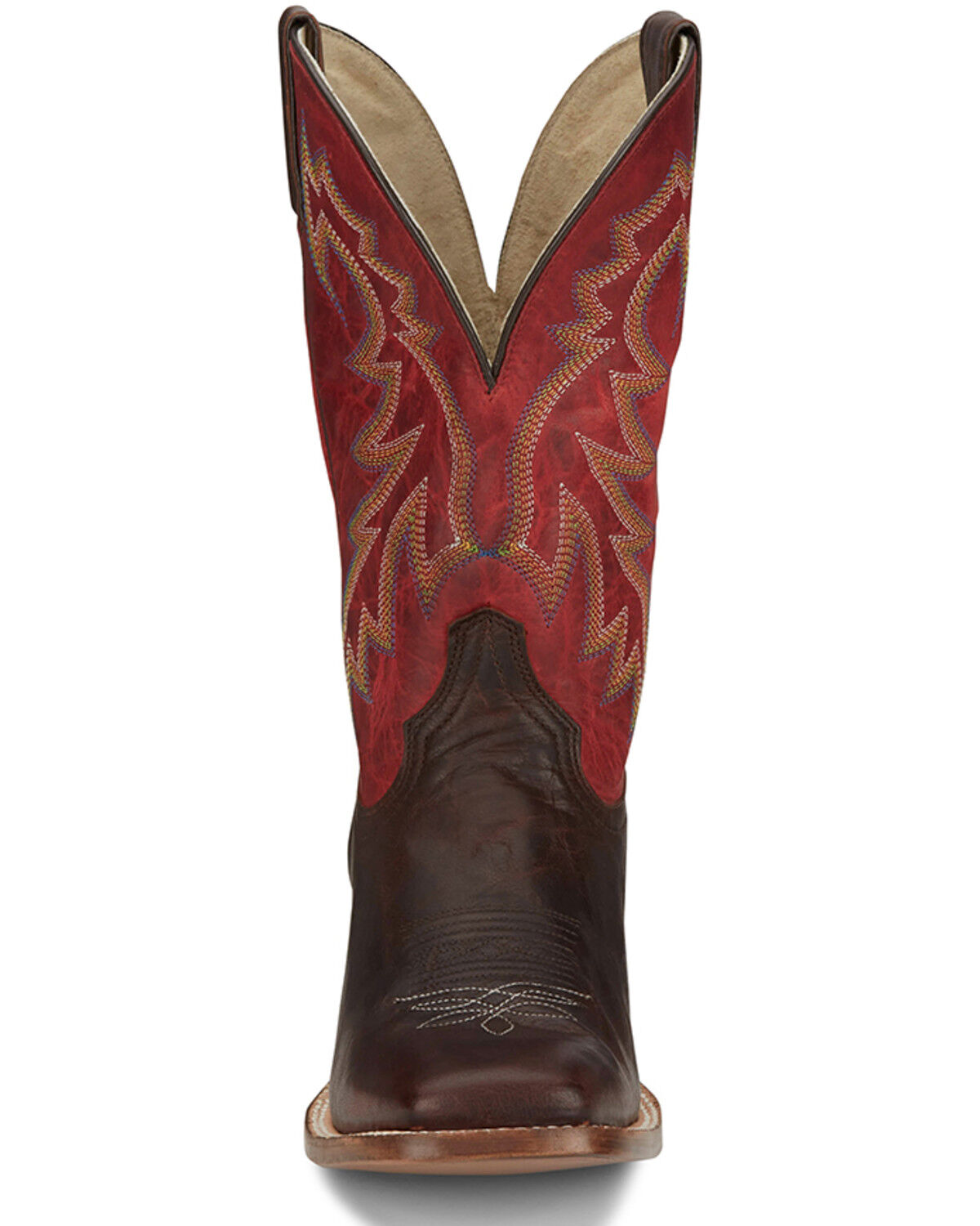 Image #4 - Tony Lama Men's Luciano Western Boots - Square Toe, Chocolate, hi-res