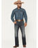 Image #1 - Cody James Men's Cayanne Wash Duke Relaxed Bootcut Stretch Denim Jeans, Dark Wash, hi-res