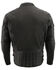 Image #3 - Milwaukee Leather Men's 3X Side Lace Vented Scooter Jacket - Big, Black, hi-res