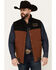 Image #2 - Cinch Men's Reversible Southwestern Print Quilted Vest, Brown, hi-res