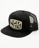 Image #1 - Kimes Ranch Men's Roy Camo Patch Ball Cap, Black, hi-res