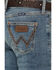 Image #2 - Wrangler Girls' Flare Stretch Denim Jeans, Blue, hi-res