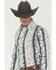Image #2 - Wrangler Retro Men's Premium Paisley Striped Long Sleeve Snap Western Shirt, Cream, hi-res