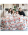 Image #2 - Carstens Home Wrangler Santa Fe Sun Queen Blanket, Cream, hi-res