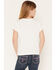 Image #4 - Buttercup Girls' All American Cowgirl Short Sleeve Tee, White, hi-res