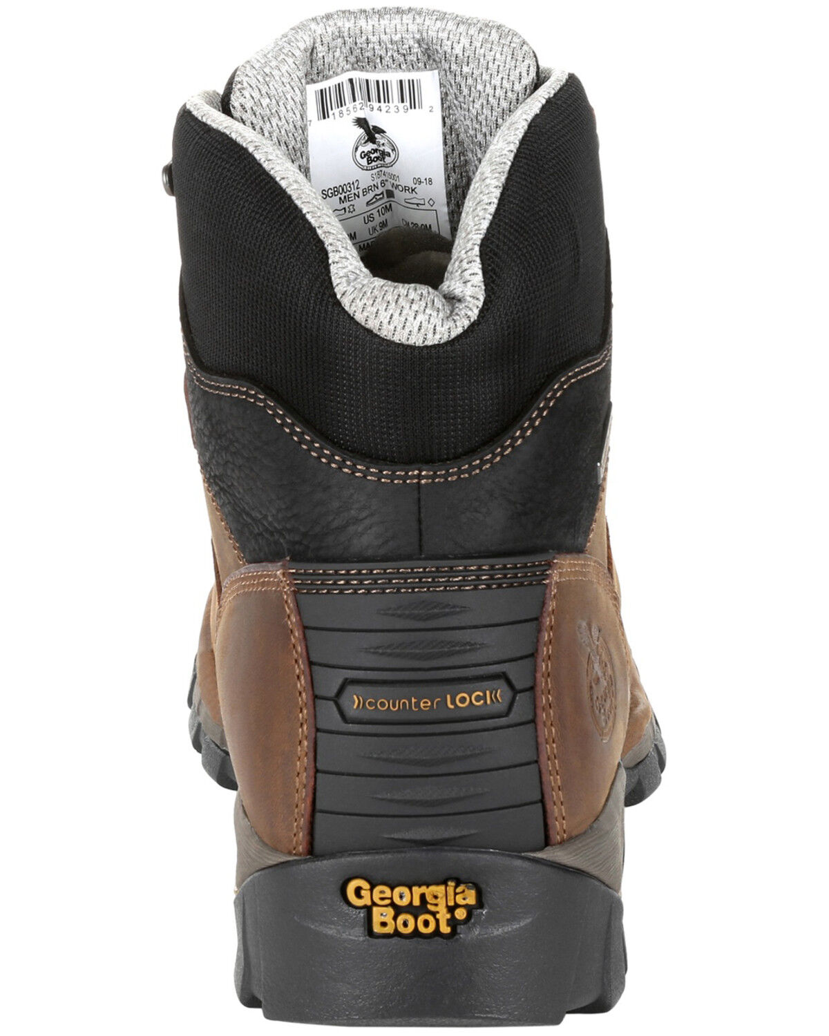 Image #4 - Georgia Boot Men's Eagle One Waterproof Work Boots - Soft Toe, Brown, hi-res