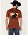 Image #4 - Changes Men's Coors Logo Short Sleeve Graphic T-Shirt, Russett, hi-res