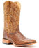 Cody James Men's Exotic Full-Quill Ostrich Skin Western Boots - Broad Square Toe, Brown, hi-res