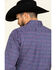 Image #5 - Stetson Men's Classic Medallian Geo Print Long Sleeve Western Shirt , Blue, hi-res