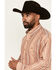 Image #2 - George Strait by Wrangler Men's Striped Long Sleeve Button-Down Stretch Western Shirt, Multi, hi-res