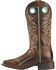Image #3 - Ariat Women's Round Up Ryder Western Boots - Broad Square Toe, Brown, hi-res
