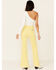 Rolla's Women's Eastcoast High Rise Flare Leg Jeans, Yellow, hi-res