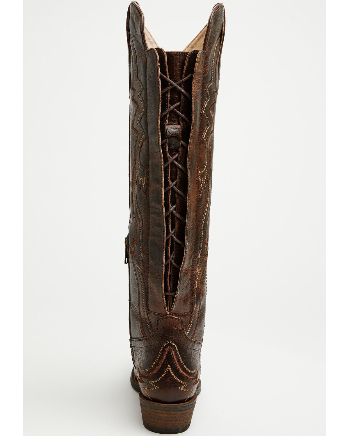 Image #5 - Shyanne Women's Leah Tall Western Boots - Snip Toe, Brown, hi-res