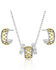 Image #1 - Montana Silversmiths Women's Montana Gold Woven Jewelry Set - 2 Piece, Silver, hi-res