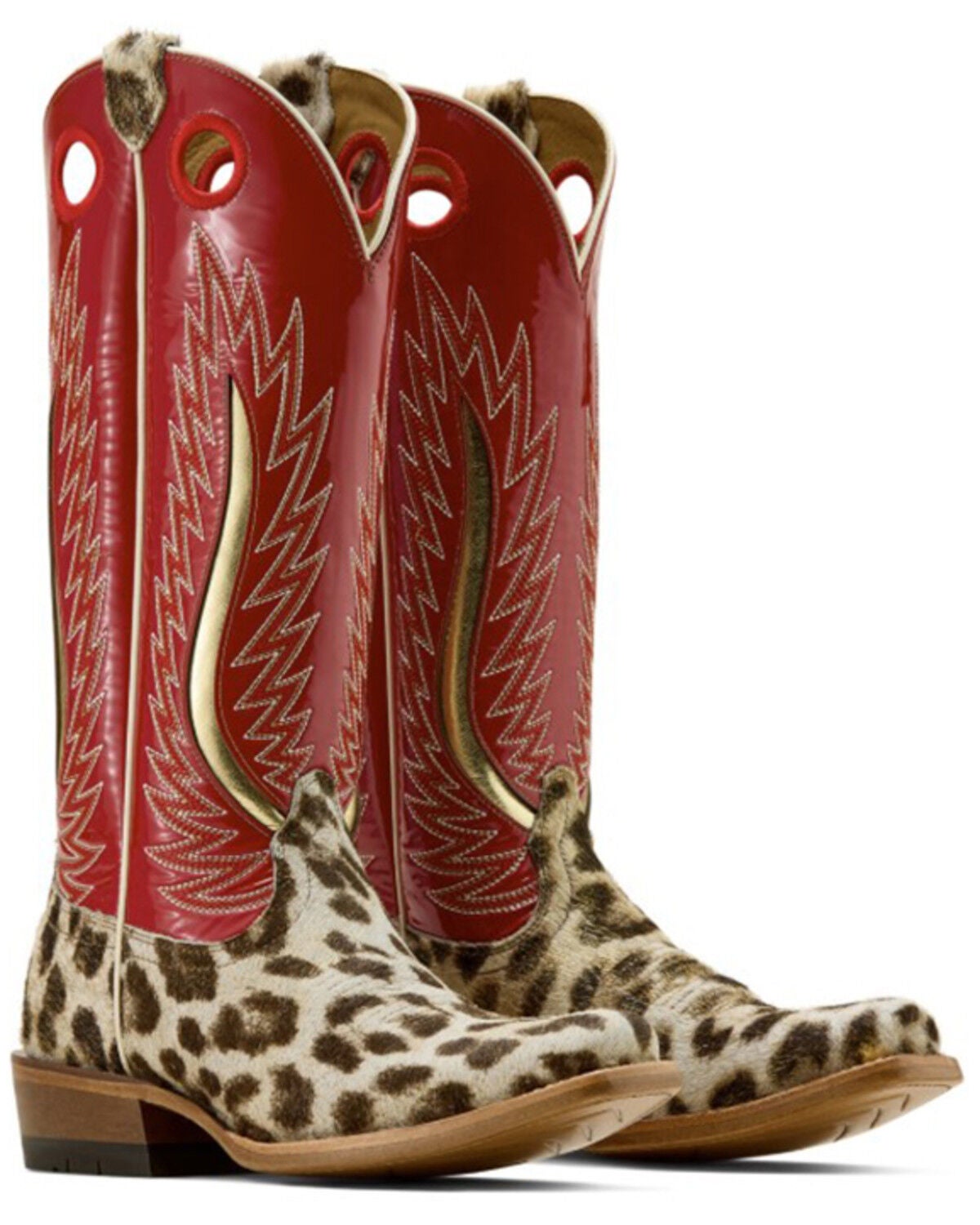 Image #4 - Ariat Women's Futurity Fort Worth Western Boots - Square Toe, Red, hi-res