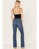 Image #3 - Idyllwind Women's Navaho Dark Wash High Risin' Distressed Bootcut Jeans, Dark Wash, hi-res