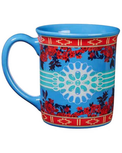Pendleton Printed 18oz. Ceramic Mug, Blue, hi-res
