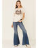 Ariat Women's Tan Ranch Round Up Horseshoe Graphic Tee , Tan, hi-res