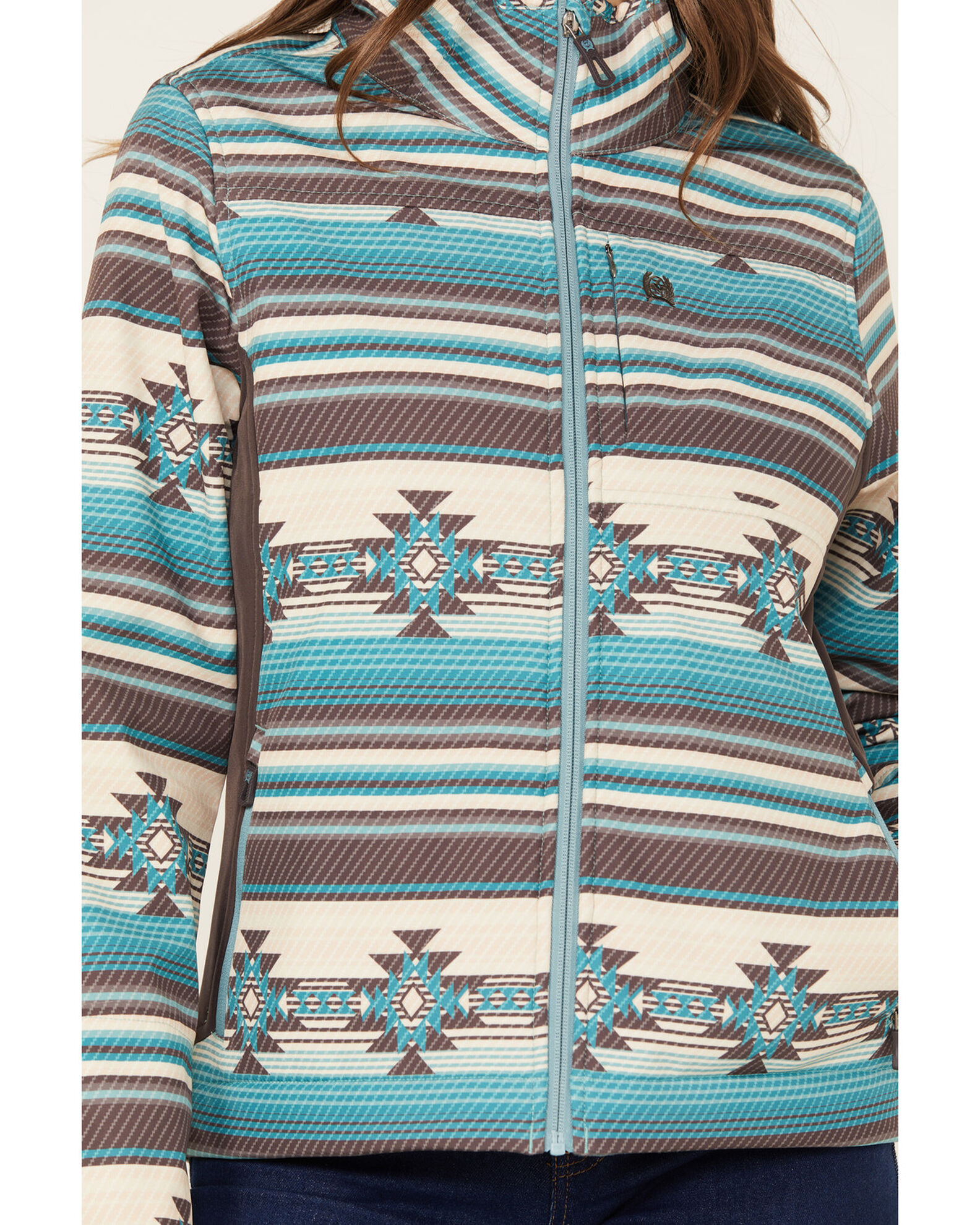 Cinch Women s Southwestern Print Concealed Carry Softshell Jacket Sheplers