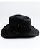 Hawx Men's Black Outback Weathered Cotton Sun Work Hat , Black, hi-res
