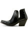 Image #2 - Ariat Women's Dixon Crocodile Print Western Booties - Snip Toe, Black, hi-res
