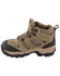 Image #3 - Milwaukee Leather Women's Waterproof Hiking Boots - Round Toe, Brown, hi-res