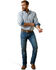 Image #3 - Ariat Men's Wrinkle Free Emerson Fitted Checkered Long Sleeve Button-Down Western Shirt , White, hi-res
