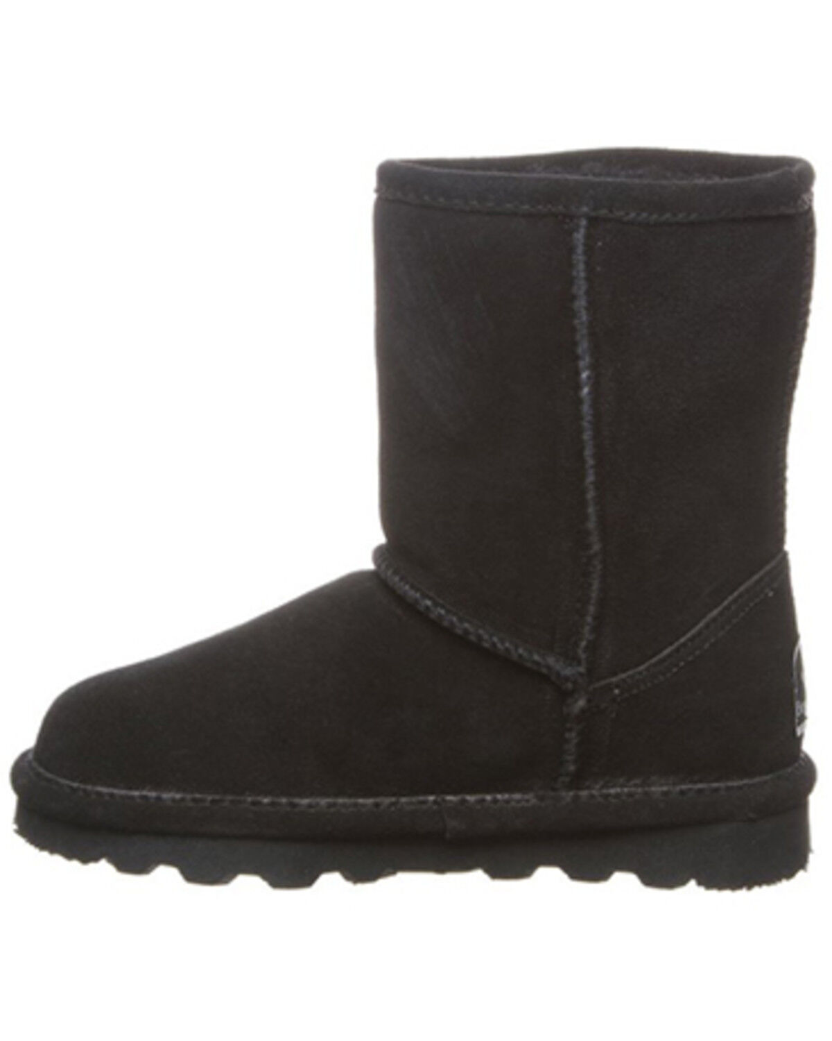 Image #3 - Bearpaw Girls' Elle Casual Boots - Round Toe, Black, hi-res