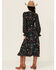 Image #4 - Rock & Roll Denim Women's Printed Long Sleeve Midi Dress, Black, hi-res