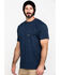 Image #3 - Ariat Men's Rebar Cotton Strong American Grit Work T-Shirt, Navy, hi-res
