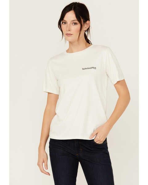 Image #1 - Timberland PRO® Women's Core Short Sleeve T-Shirt, White, hi-res